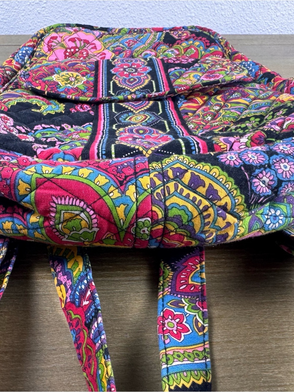 Vera Bradley Symphony In Hue Small Backpack Retired Floral Paisley Bag - Picture 4 of 12